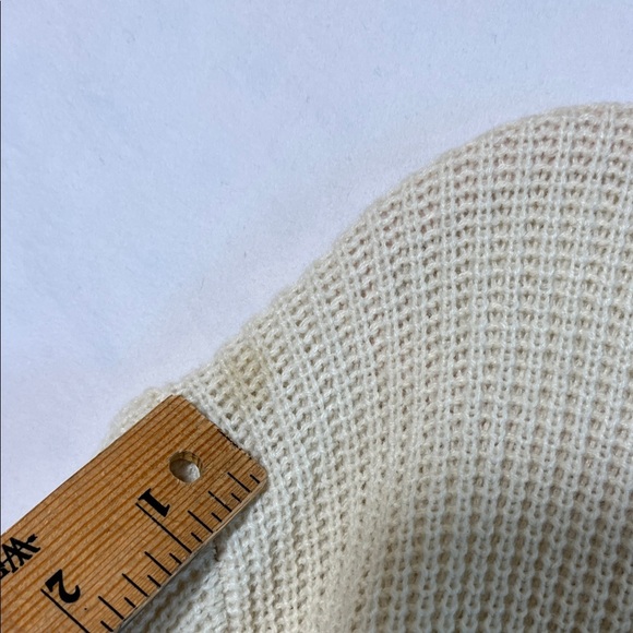 Men's Classic Cream Crewneck Sweater - Picture 3 of 5